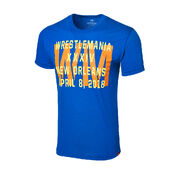 WrestleMania 34 WM Royal Blue Sportiqe T-Shirt