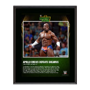 Apollo Crews Money In The Bank 2016 10 x 13 Photo Plaque