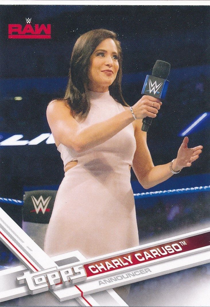 2017 WWE Wrestling Cards Topps Charly Caruso No.12 Pro