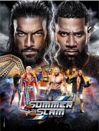 2023 WWE SummerSlam Unsigned 18 x 24 Event Poster Art Photograph