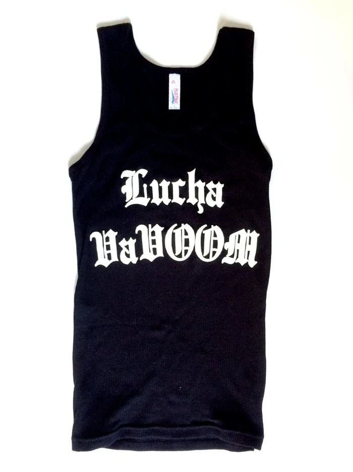 Lucha VaVoom Logo Boy Beater Shirt Pro Wrestling Fandom