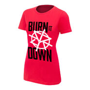 Burn it Down Red Women's Authentic T-Shirt