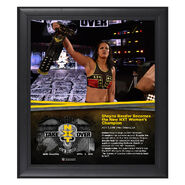 Shayna Baszler NXT TakeOver: New Orleans 15 x 17 Framed Plaque