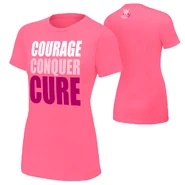 WWE "Courage Conquer Cure" Women's Pink T-Shirt