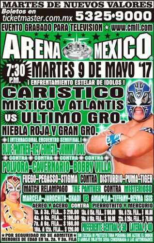CMLL Martes Arena Mexico 5-9-17 1