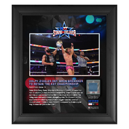Dolph Ziggler NXT Stand & Deliver 2022 15x17 Commemorative Plaque
