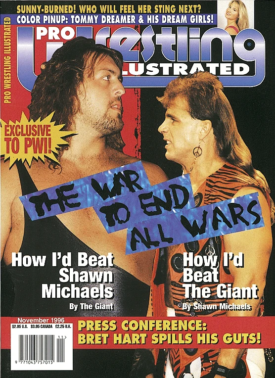 Pro Wrestling Illustrated November 1996 Pro Wrestling Fandom