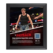 Dean Ambrose Payback 2016 15 x 17 Framed Ring Canvas Photo Collage