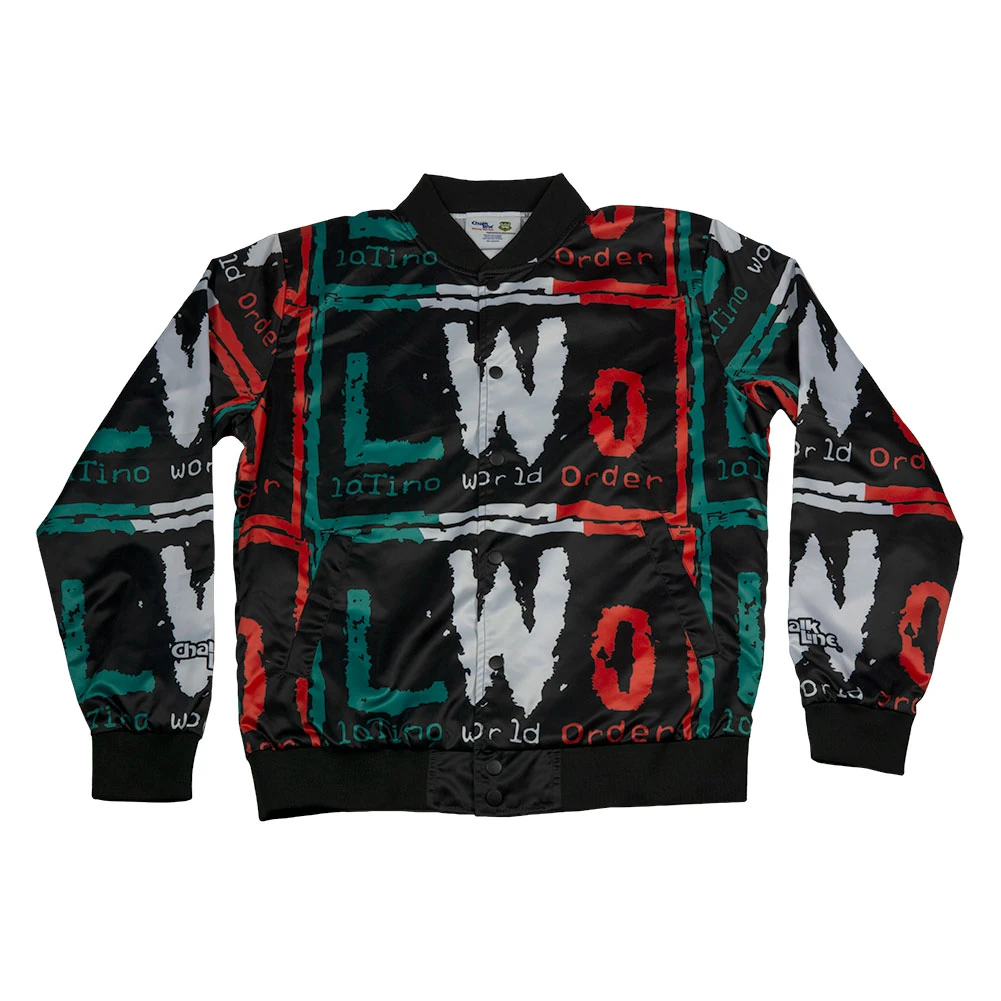 Eddie Guerrero "LWO" Chalk Line Jacket Pro Wrestling Fandom