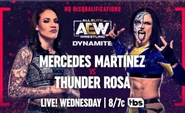 Mercedes Martinez vs. Thunder Rosa in a No Disqualification Match