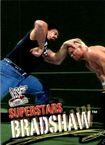 2001 WWF WrestleMania (Fleer) Bradshaw 57