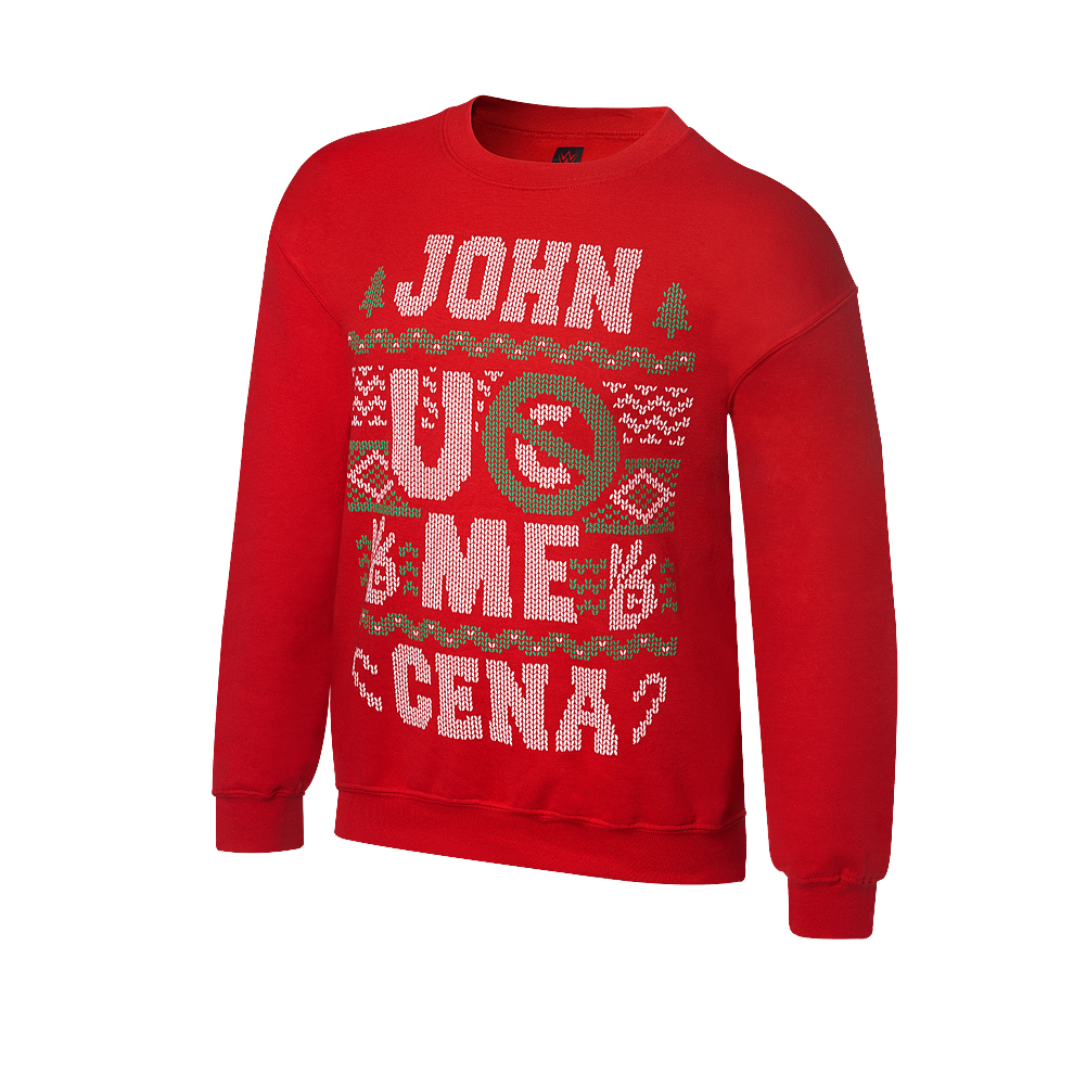 John Cena Ugly Holiday Sweatshirt Pro Wrestling Fandom