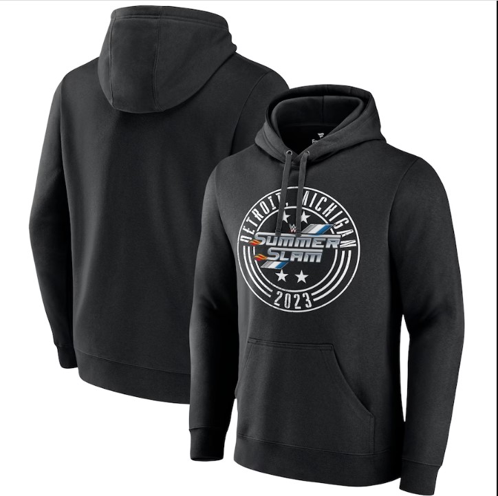 Men's Black SummerSlam 2023 Pullover Hoodie | Pro Wrestling | Fandom