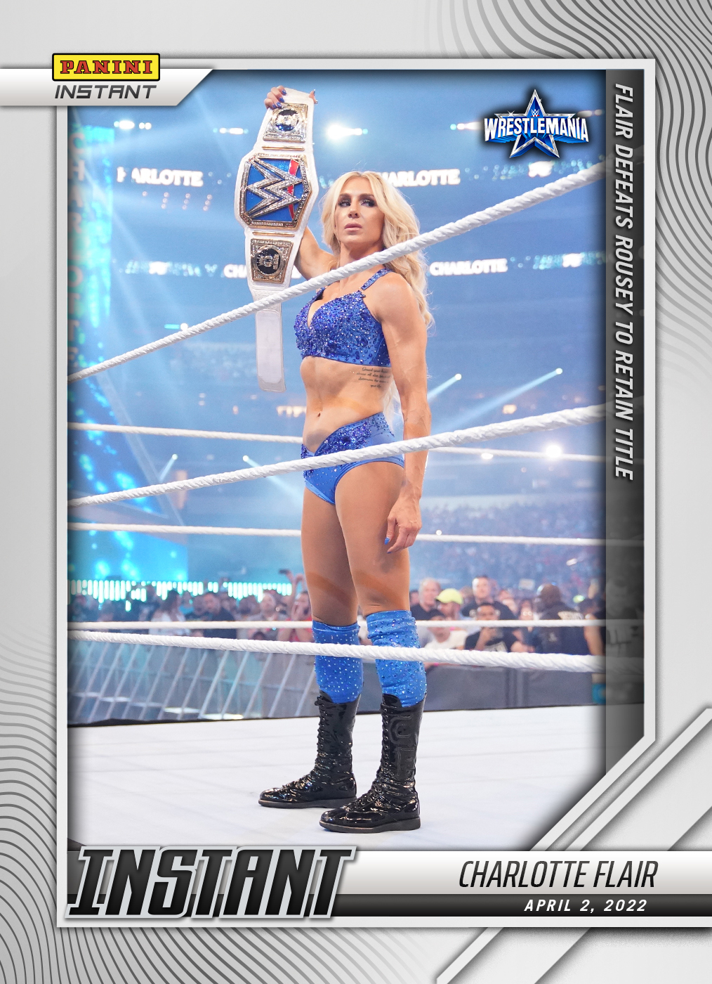 2022 WWE (Panini Instant) Charlotte Flair (No.11), Pro Wrestling