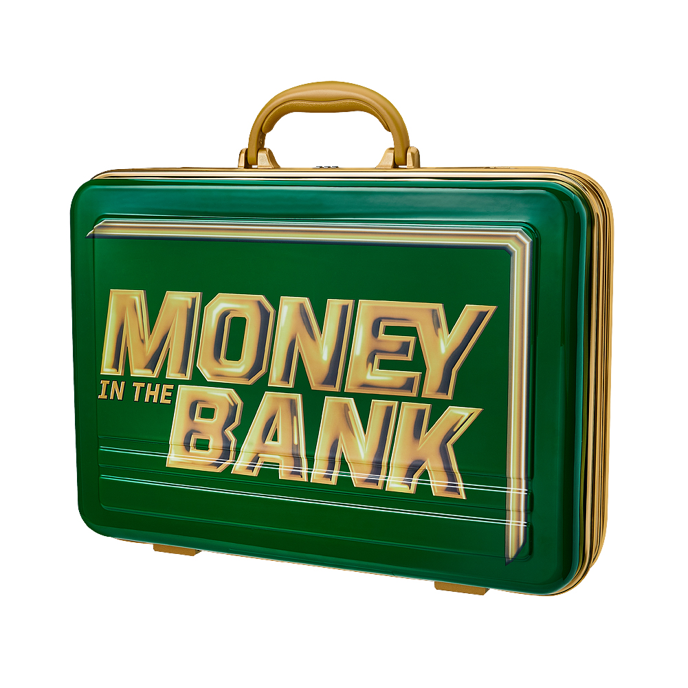 WWE Money In The Bank Green Commemorative Briefcase Pro Wrestling