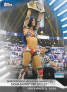 2021 WWE Women's Division Trading Cards (Topps) Sasha Banks (No.92)
