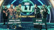 Team Taz vs. Darby Allin & Sting in a Street Fight
