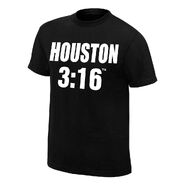 Stone Cold Steve Austin Houston 3-16 Houston Edition T-Shirt