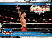2019 WWE Road to WrestleMania Trading Cards (Topps) Shinsuke Nakamura 85