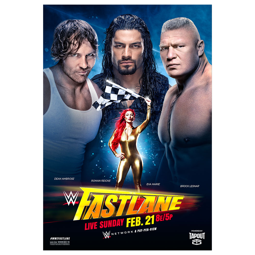 WWE Fast Lane 2016 Poster | Pro Wrestling | Fandom