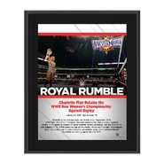 Charlotte Royal Rumble 2017 10 x 13 Commemorative Photo Plaque