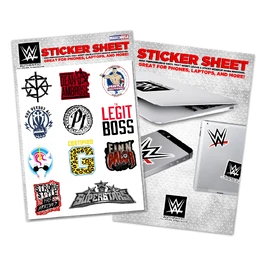 WWE Assorted Superstar Sticker Sheet