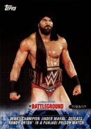 2018 WWE Road to WrestleMania Trading Cards (Topps) Jinder Mahal (No.97)