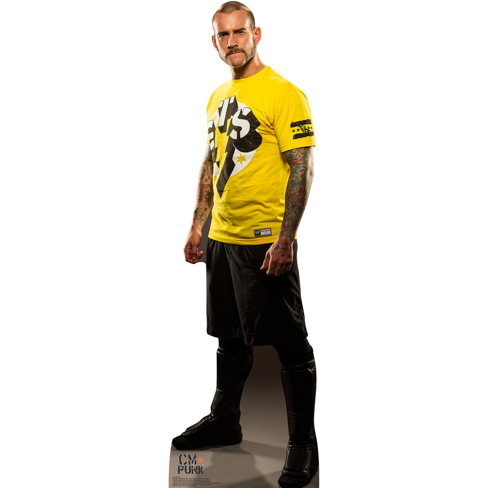 cm punk yellow shirt