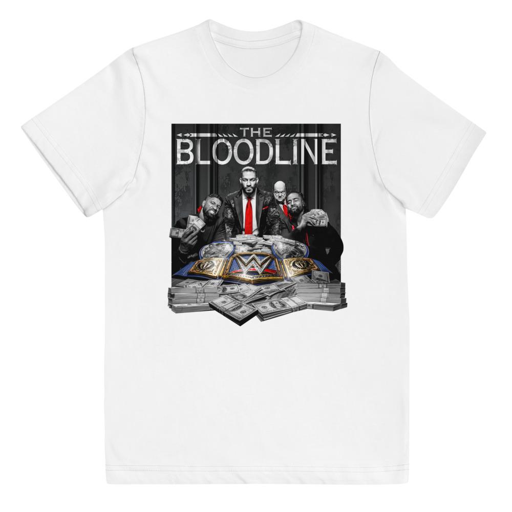 The Bloodline We The Ones Youth White Authentic T Shirt Pro Wrestling Fandom