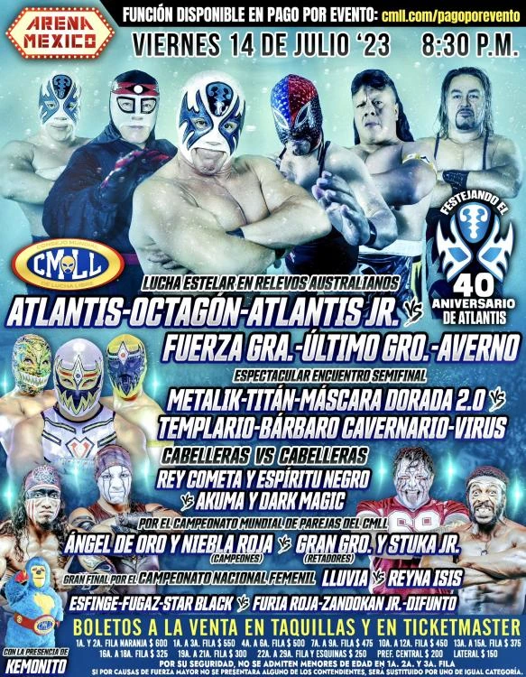 CMLL Super Viernes (July 14, 2023) Pro Wrestling Fandom