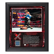 Dolph Ziggler Extreme Rules 2018 15 x 17 Framed Plaque w/ Ring Canvas