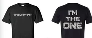 "Theory Fit" (Front) "I'm The One" (Back).