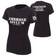 Dean Ambrose Unhinged and on the Fringe Women's Authentic T-Shirt