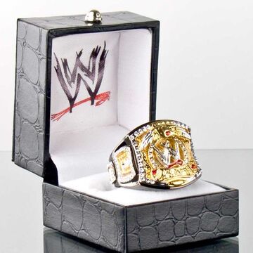 Wwe world heavyweight championship finger ring on sale