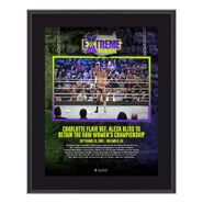 Charlotte Flair Extreme Rules 2021 10x13 Commemorative Plaque