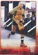 2015 WWE (Topps) Batista (No.6)