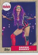 2017 WWE Heritage Wrestling Cards (Topps) Sasha Banks (No.34)