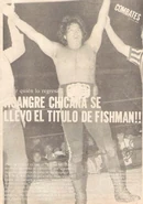 With the UWA World Light Heavyweight Championship.