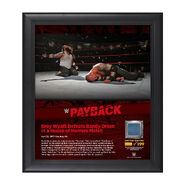 Bray Wyatt Payback 2017 15 x 17 Framed Plaque w Ring Canvas