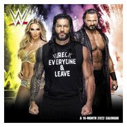 WWE Superstars 2022 Mini Wall Calendar