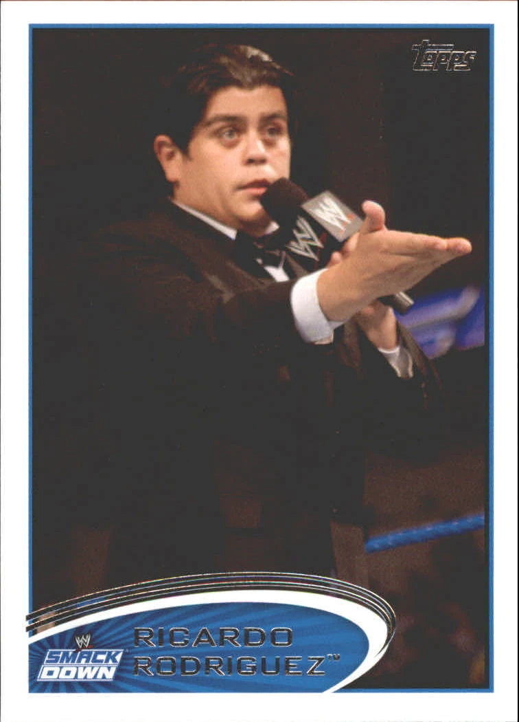2012 WWE (Topps) Ricardo Rodriguez (No.20) Pro Wrestling Fandom