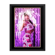 Bianca Belair "Greatest of WWE" 18x24 Framed poster