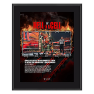 Bianca Belair Hell in a Cell 2022 10x13 Commemorative Plaque