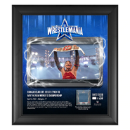 Bianca Belair WrestleMania 38 15x17 Commemorative Plaque