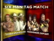 Tatanka & Smokin' Gunns v Bam Bam Bigelow & Headshrinkers
