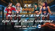 Anna Jay A.S. & Tay Melo vs. Ruby Soho & Willow Nightingale in a Street Fight