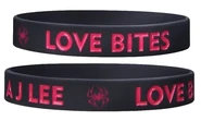 AJ Lee "Love Bites" Rubber Bracelet