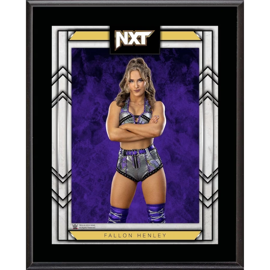 Fallon Henley WWE NXT 10.5 x 13 Sublimated Plaque Pro Wrestling Fandom