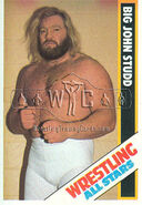 1985 Wrestling All Stars Trading Cards Big John Studd (No.10)