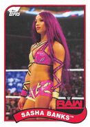 2018 WWE Heritage Wrestling Cards (Topps) Sasha Banks (No.69)
